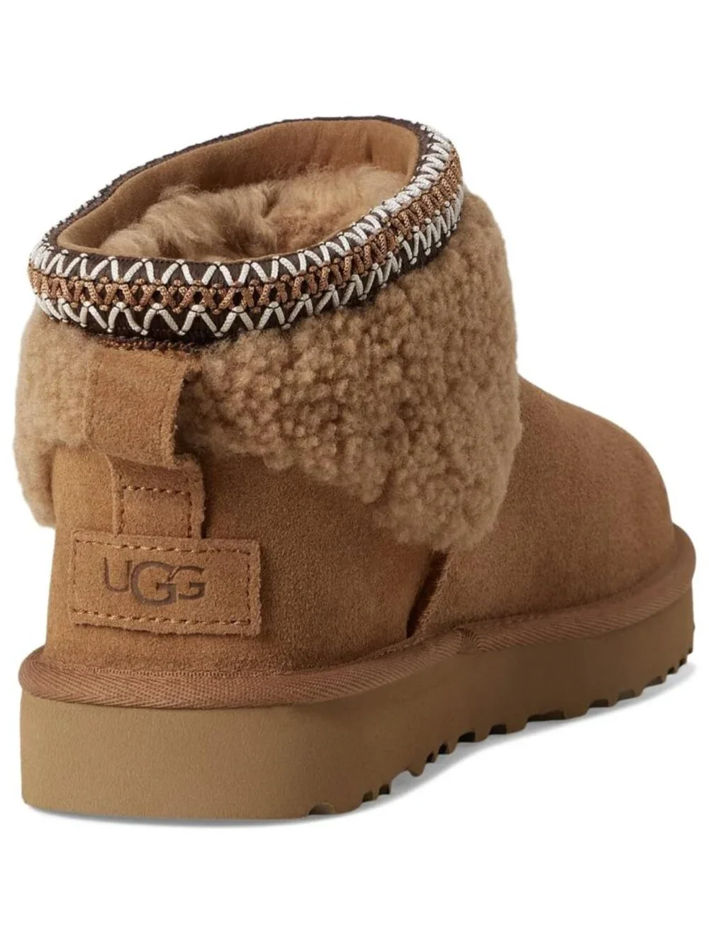 UGG® Women's Classic Ultra Mini Maxi Curly Boots - Picture 6 of 9